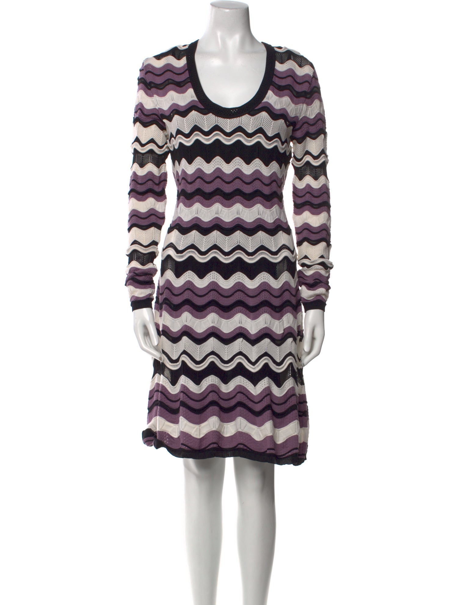M Missoni Wool Knee-Length Dress