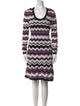 M Missoni Wool Knee-Length Dress