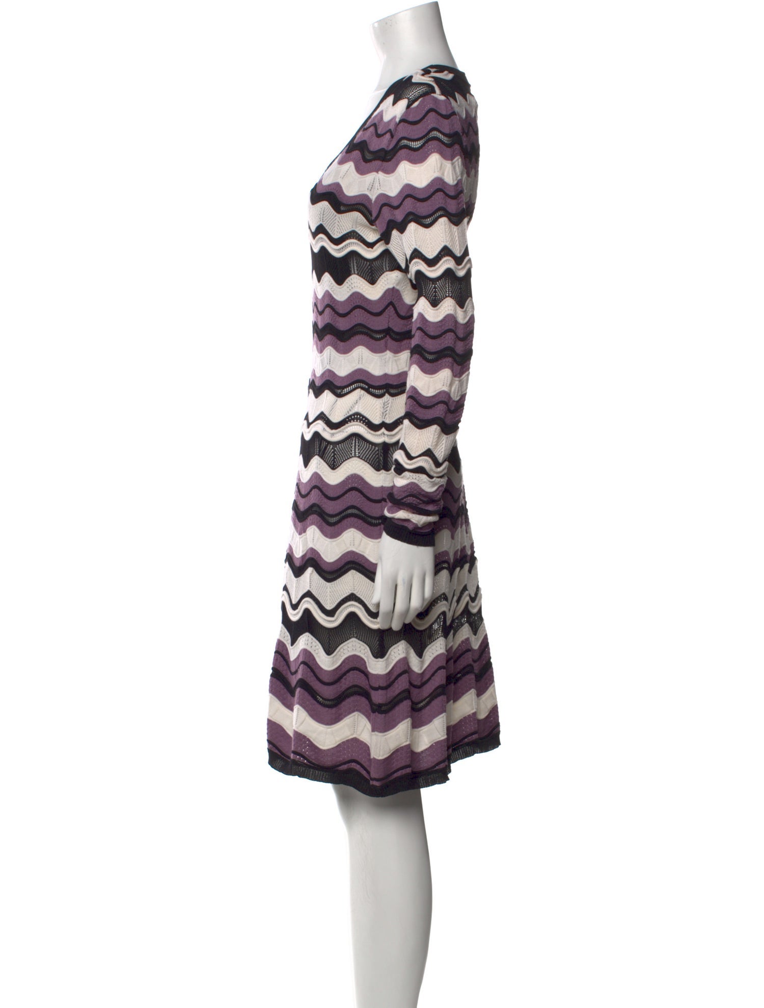 M Missoni Wool Knee-Length Dress