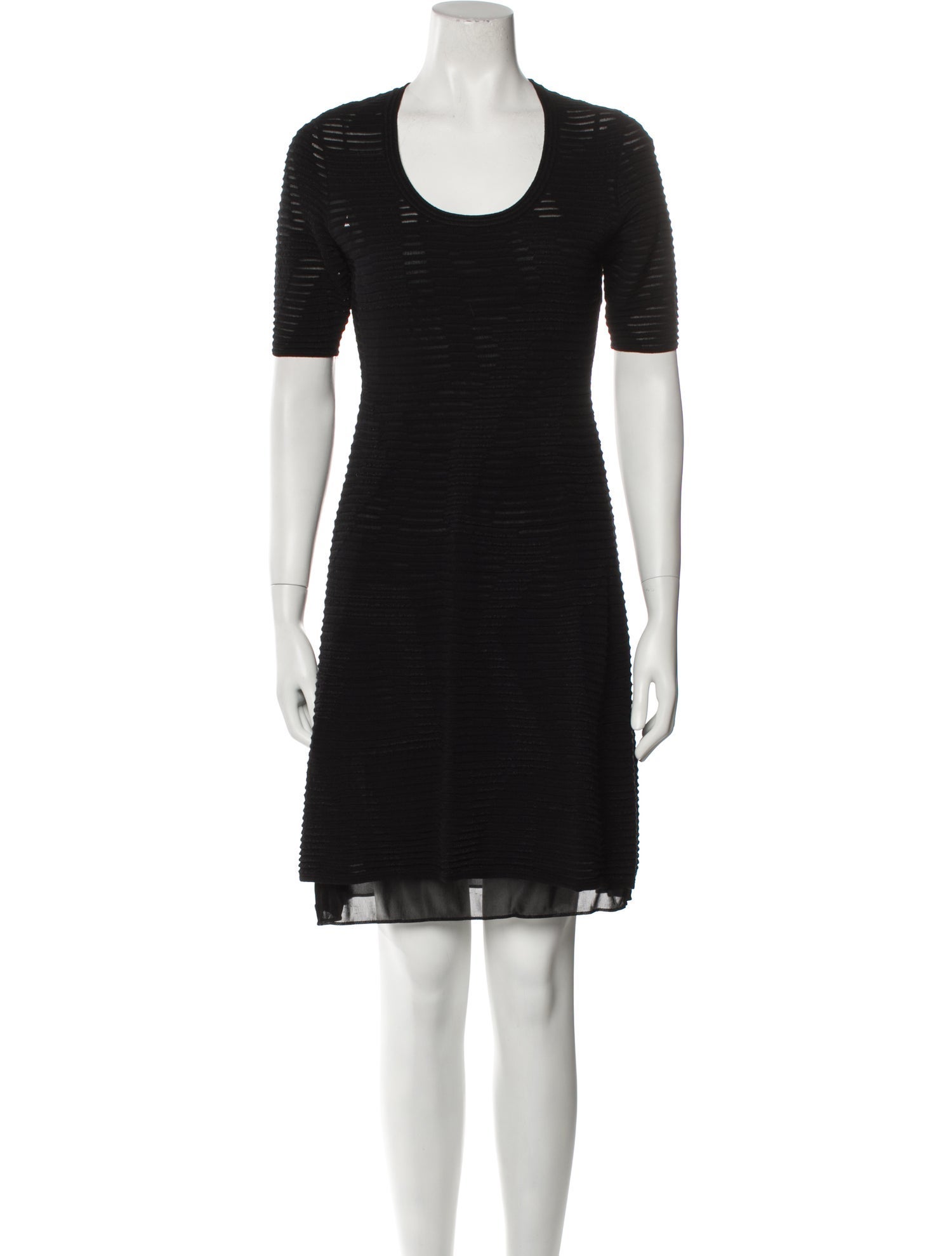 M Missoni Scoop Neck Mini Dress