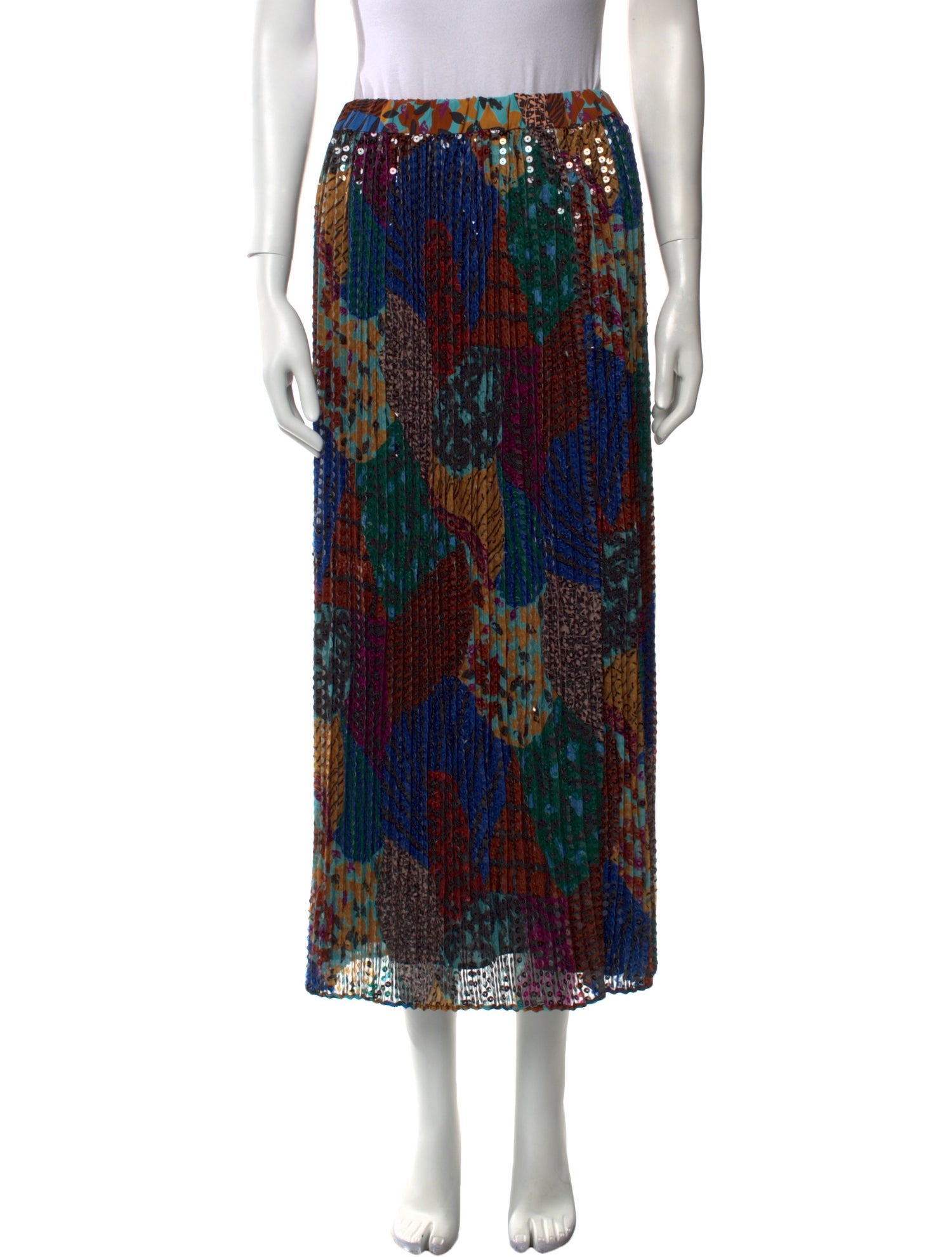 M Missoni Sequin Midi Length Skirt