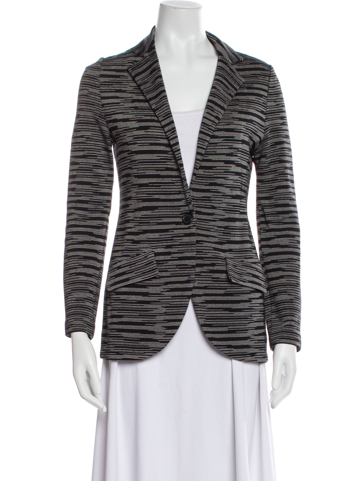 M Missoni Striped Blazer