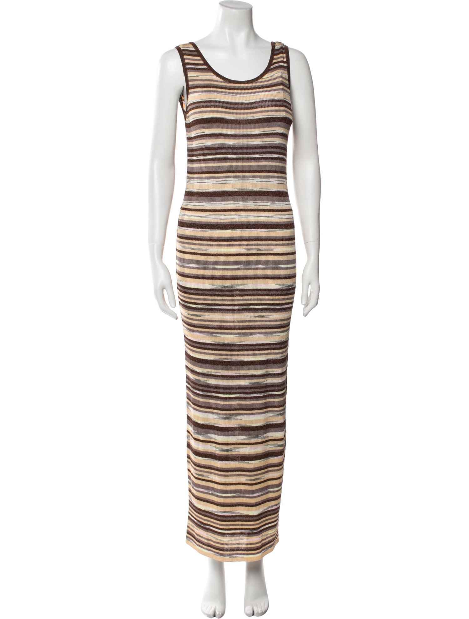 M Missoni Striped Long Dress w/ Tags