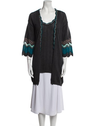 M Missoni Merino Wool Scalloped Accent Set