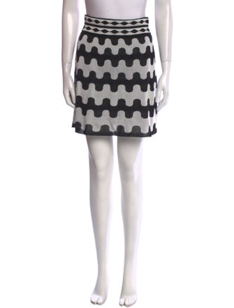 M Missoni Striped Mini Skirt