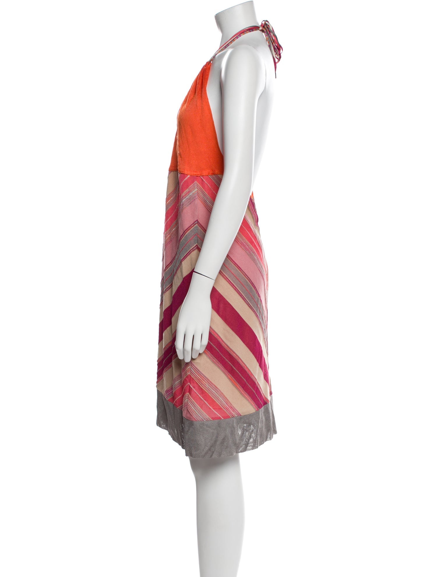 M Missoni Striped Mini Dress