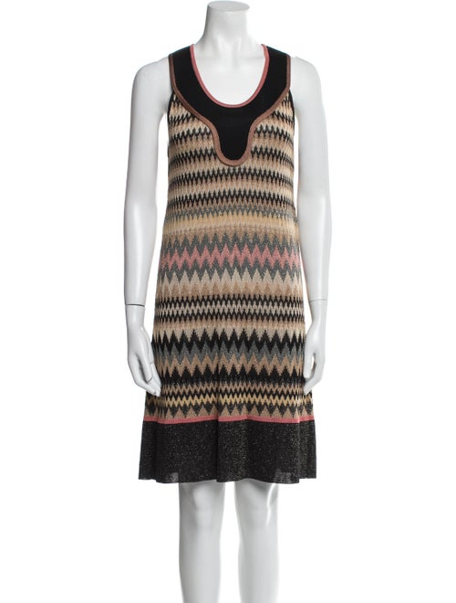 M Missoni Striped Mini Dress
