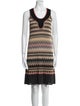 M Missoni Striped Mini Dress