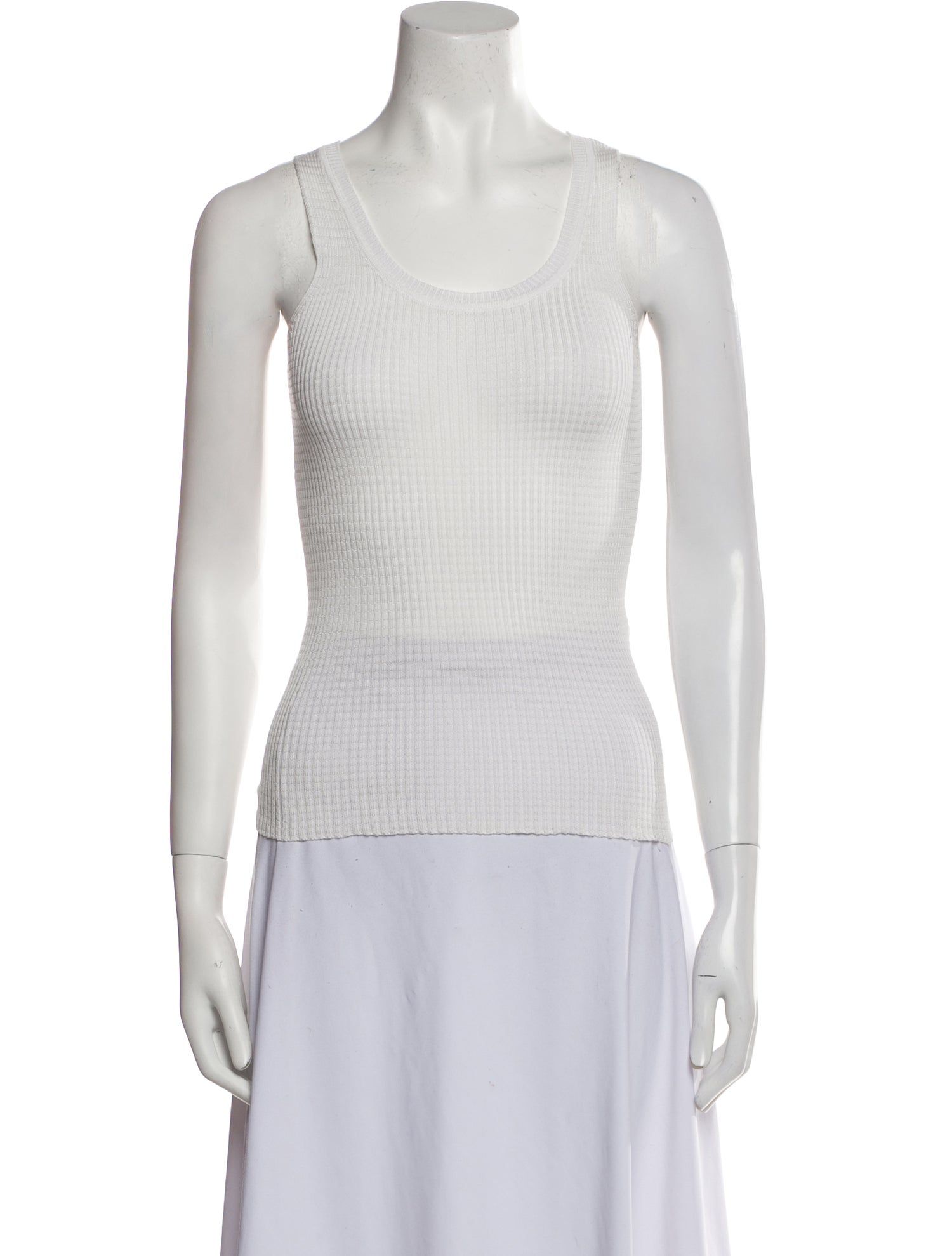 M Missoni Scoop Neck Sleeveless Top