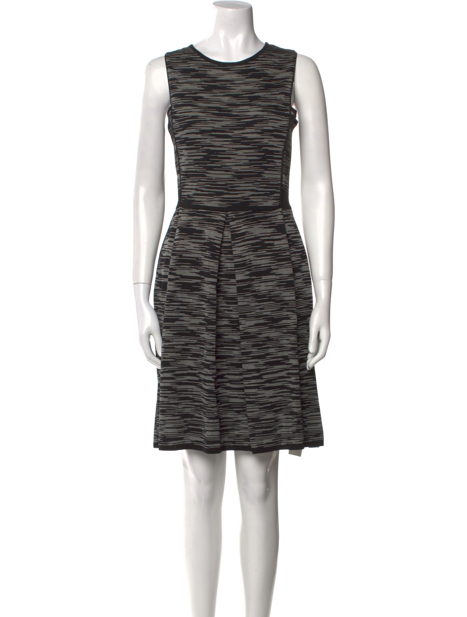M Missoni Striped Knee-Length Dress