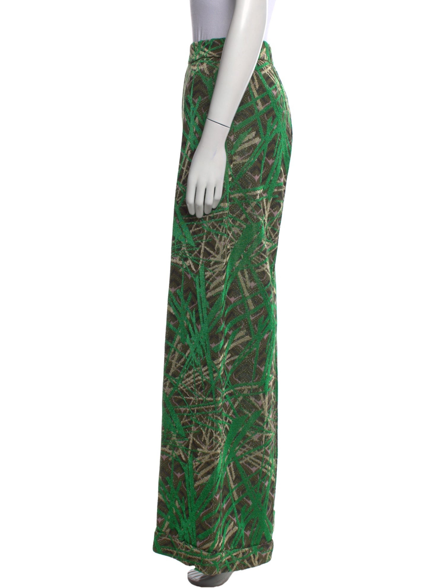 M Missoni Printed Wide Leg Pants