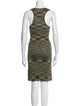 M Missoni Striped Knee-Length Dress