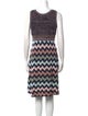 M Missoni Striped Knee-Length Dress