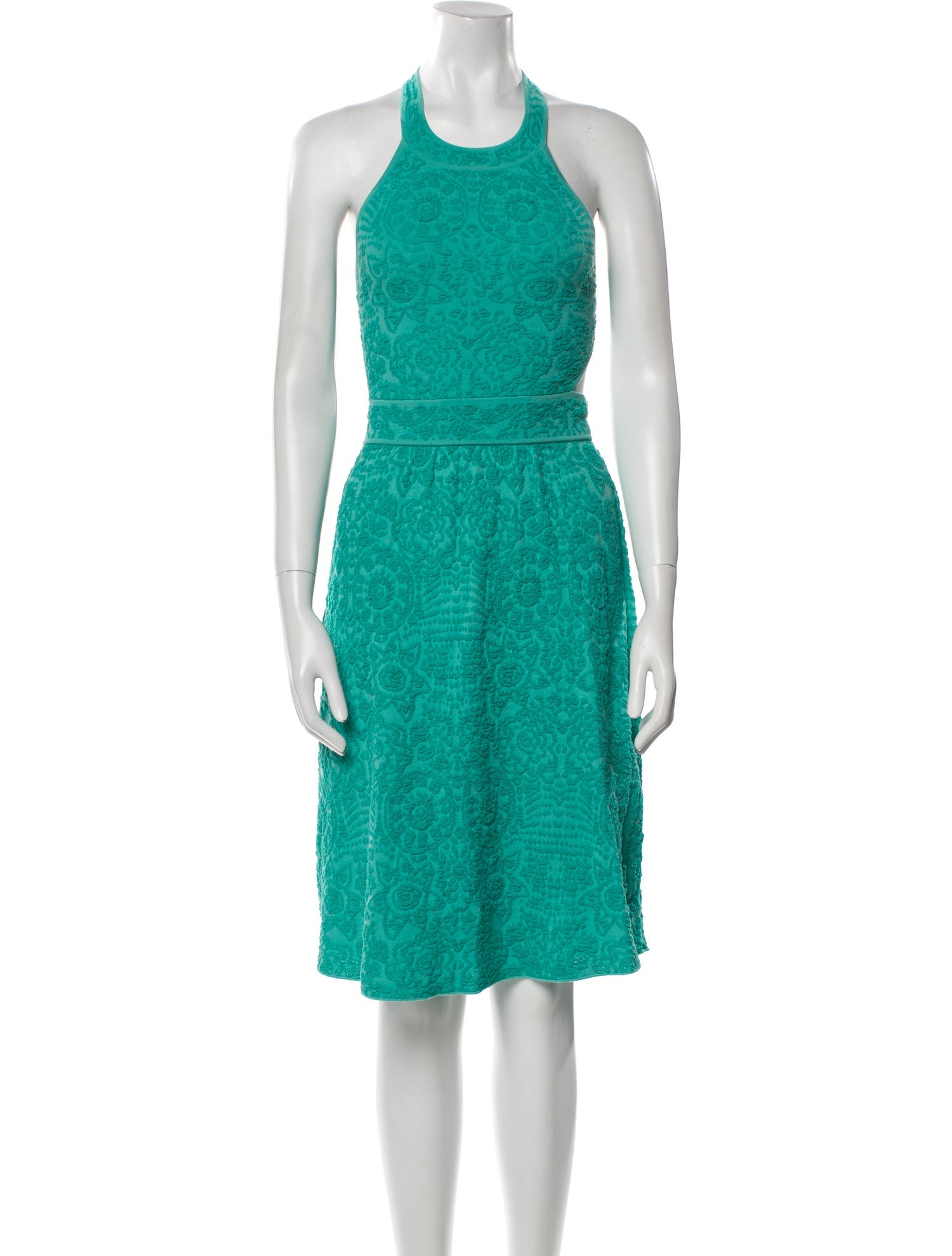 M Missoni Scoop Neck Knee-Length Dress