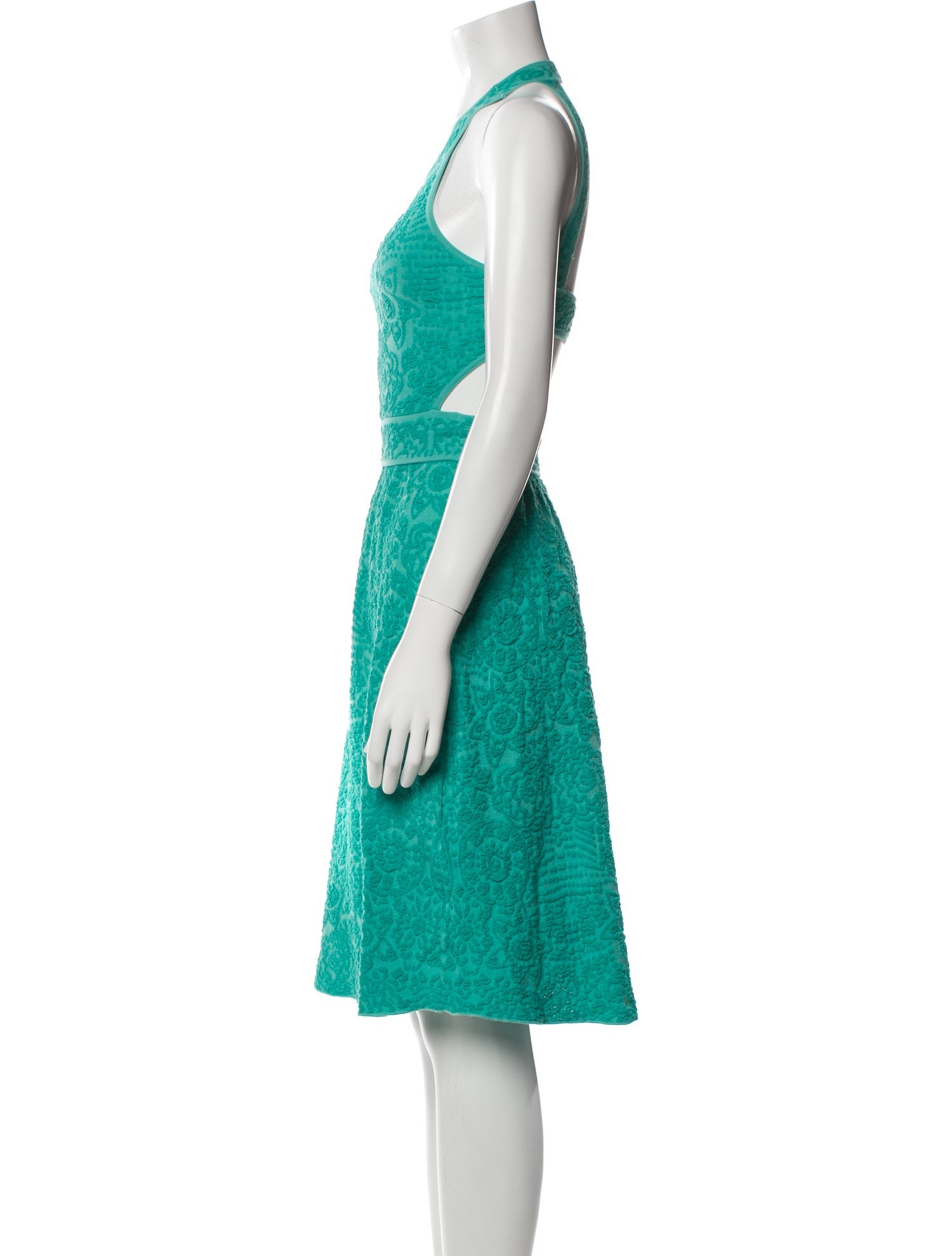 M Missoni Scoop Neck Knee-Length Dress