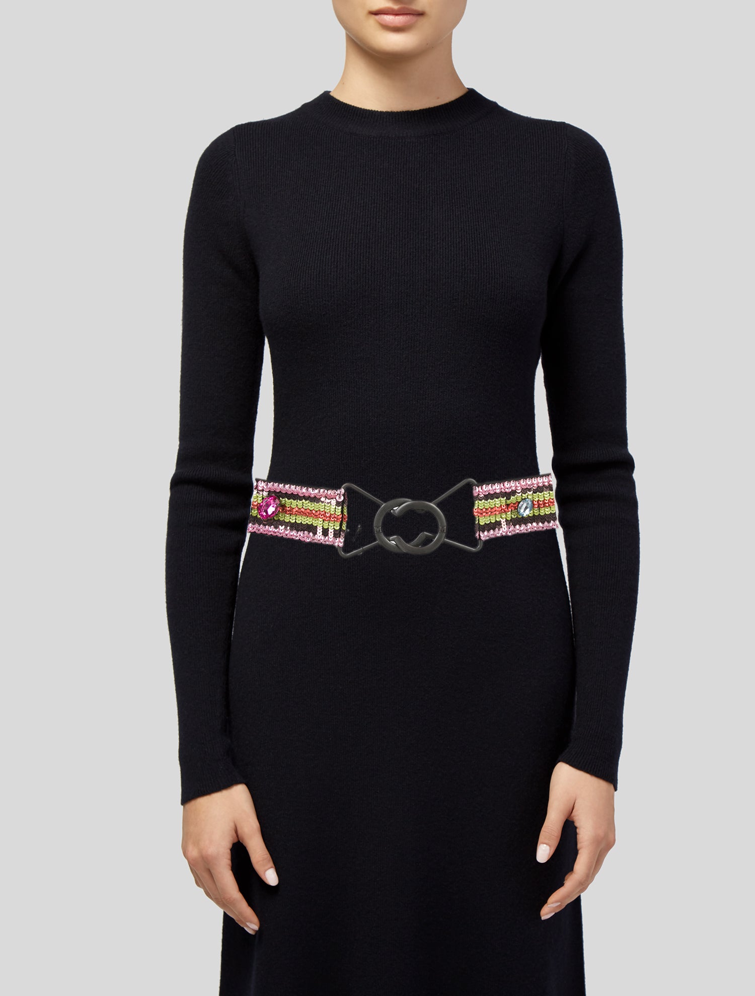 M Missoni Crystal Embellishments Waist Belt