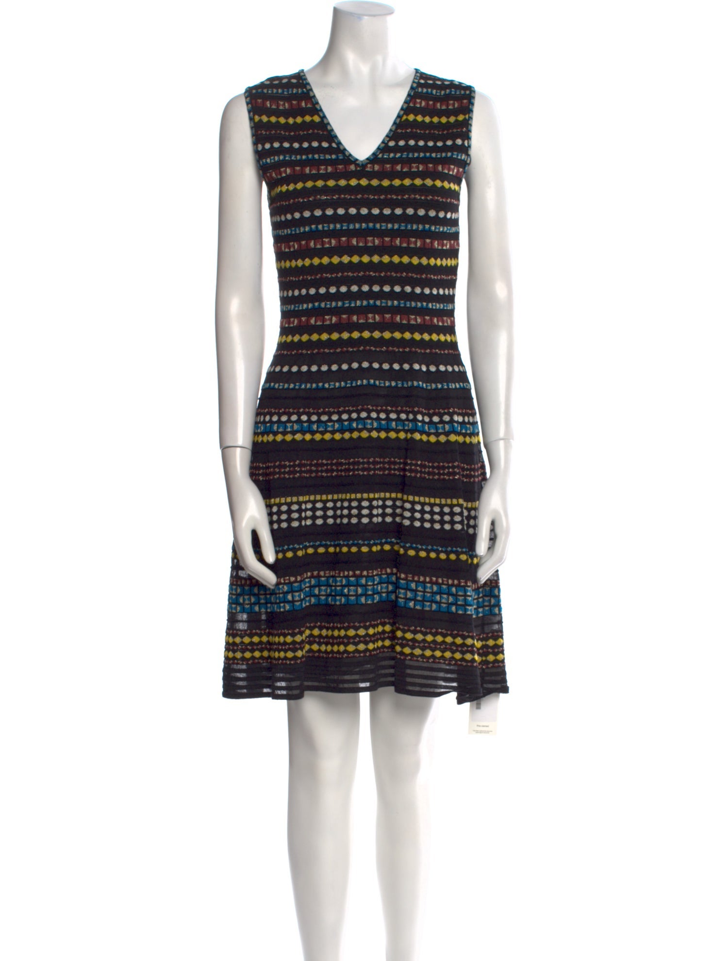 M Missoni Striped Mini Dress