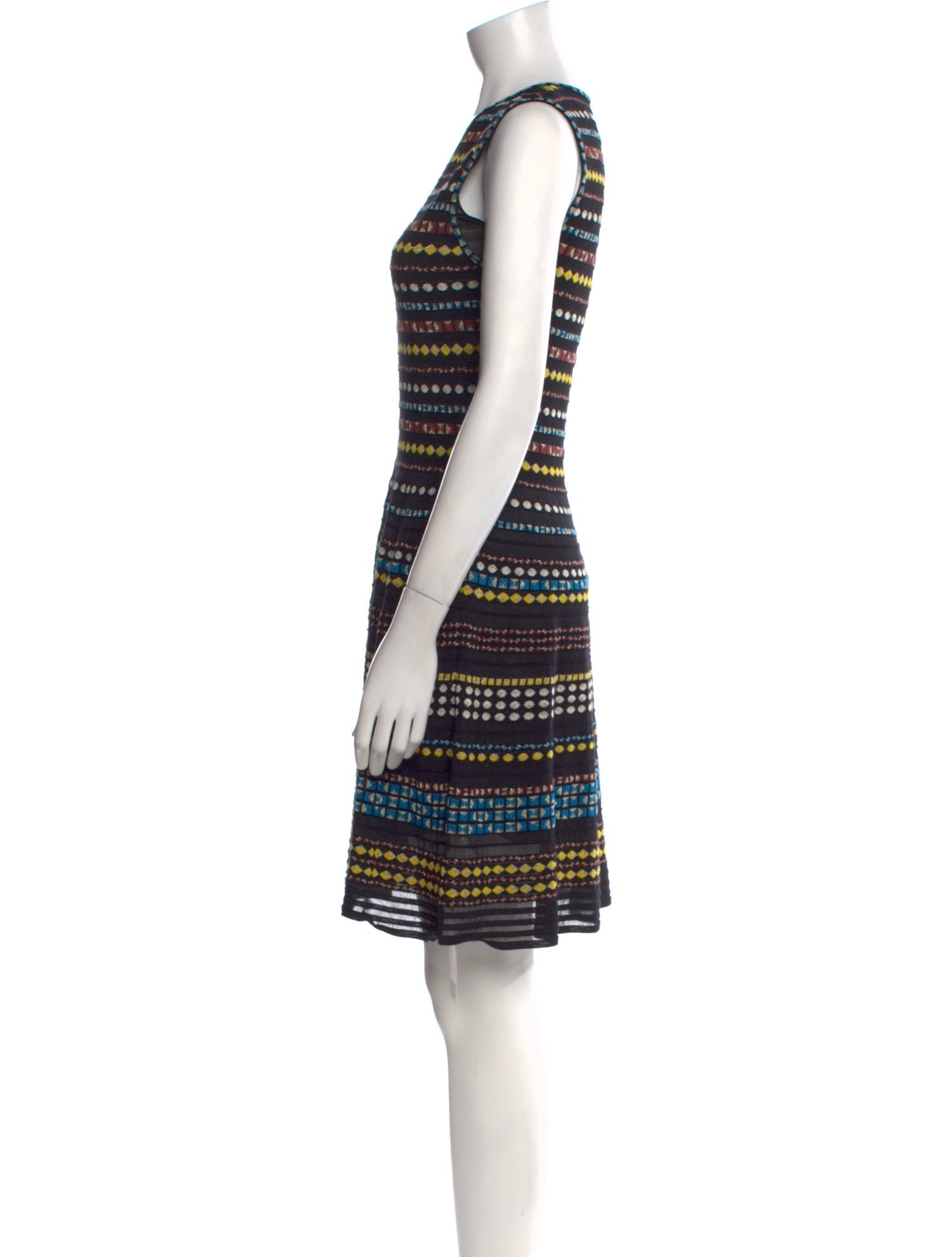M Missoni Striped Mini Dress