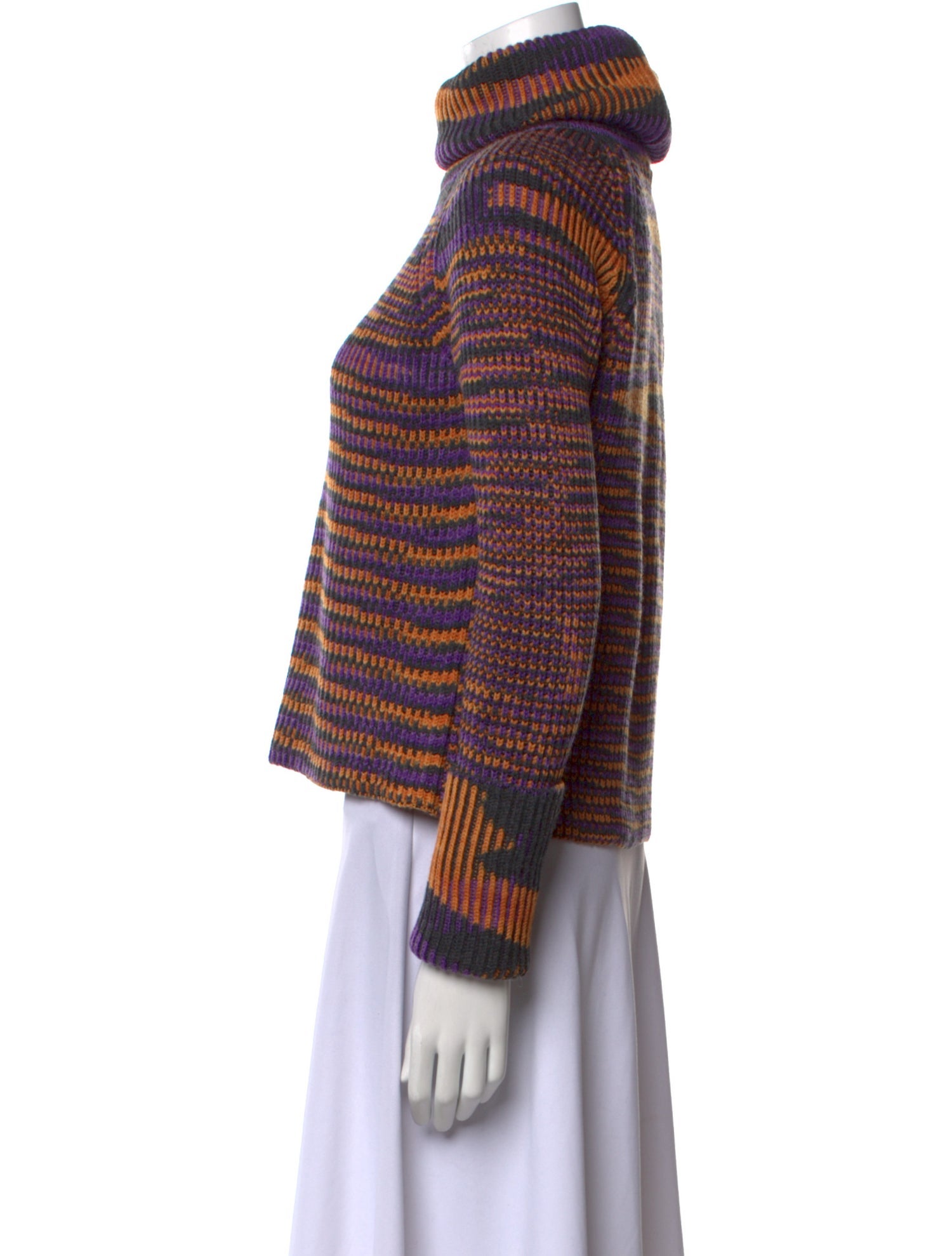 M Missoni Merino Wool Striped Sweater