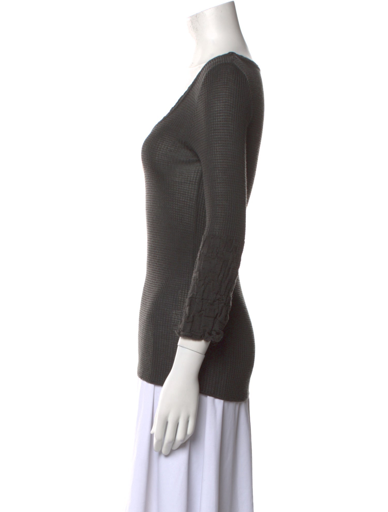 M Missoni Merino Wool Scoop Neck Sweater