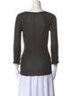 M Missoni Merino Wool Scoop Neck Sweater