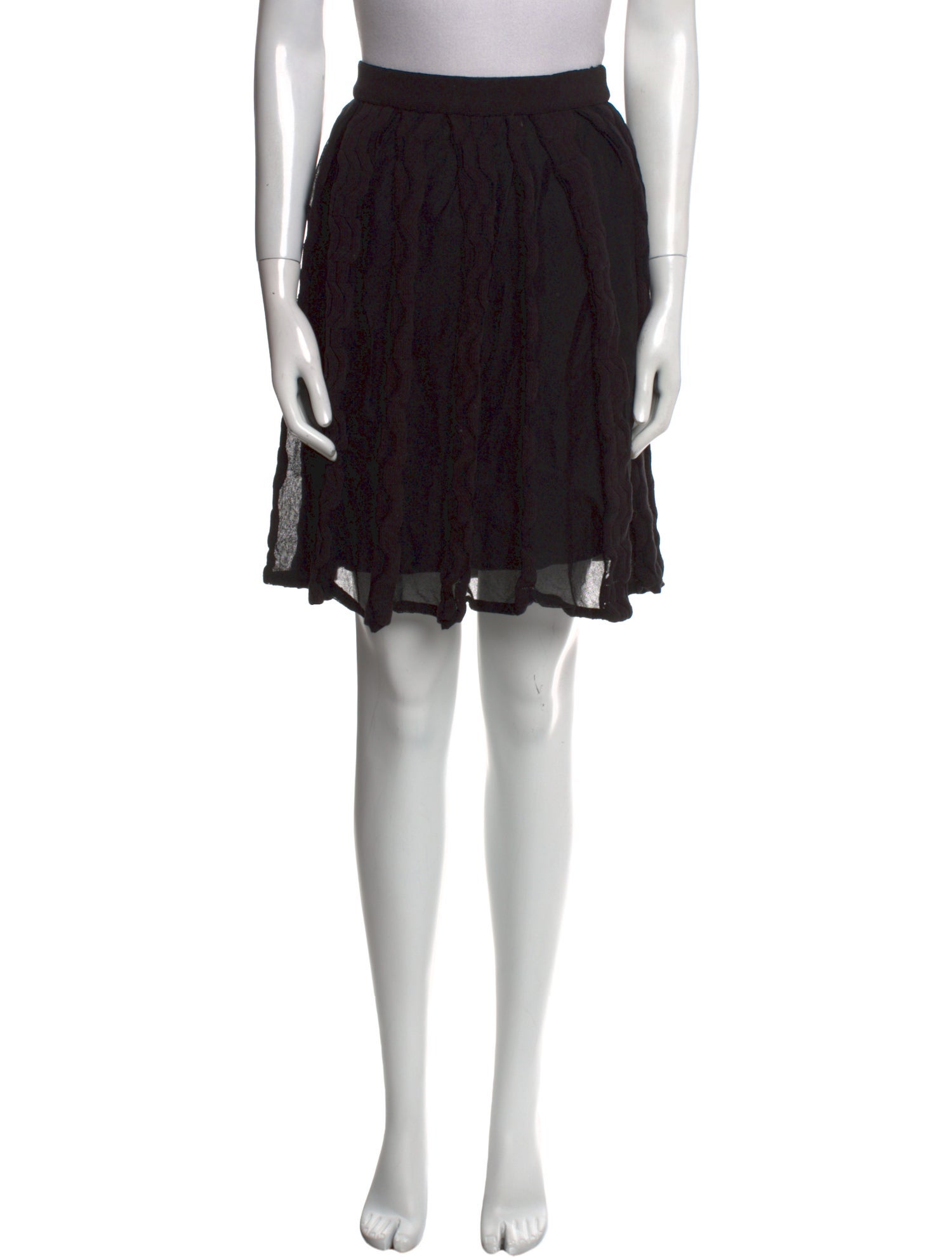 M Missoni Mesh Accents Knee-Length Skirt