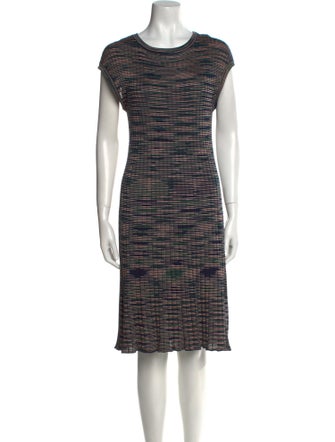 M Missoni Virgin Wool Knee-Length Dress