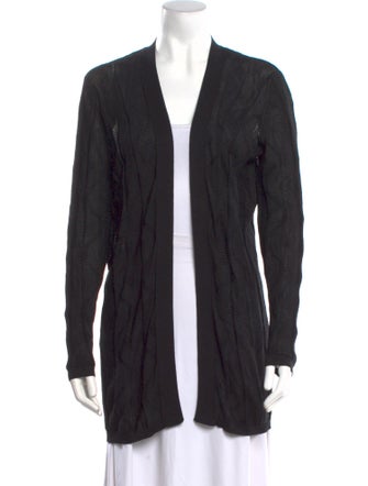 M Missoni Virgin Wool Open Front Sweater