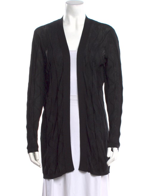 M Missoni Virgin Wool Open Front Sweater