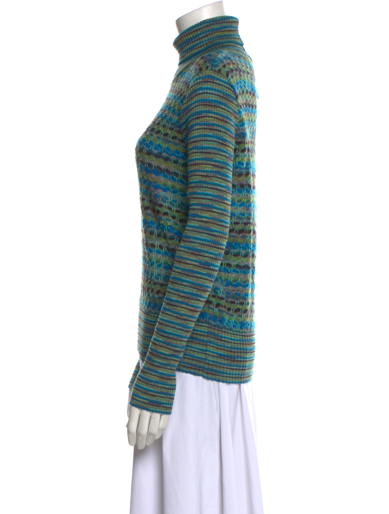 M Missoni Wool Striped Sweater