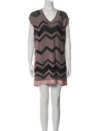 M Missoni Printed Mini Dress