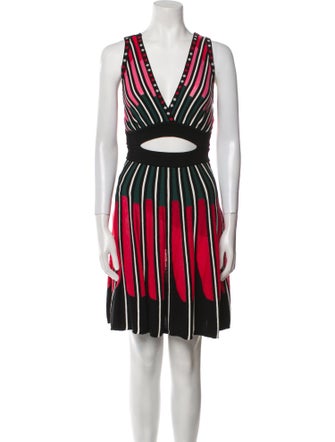 M Missoni Striped Mini Dress