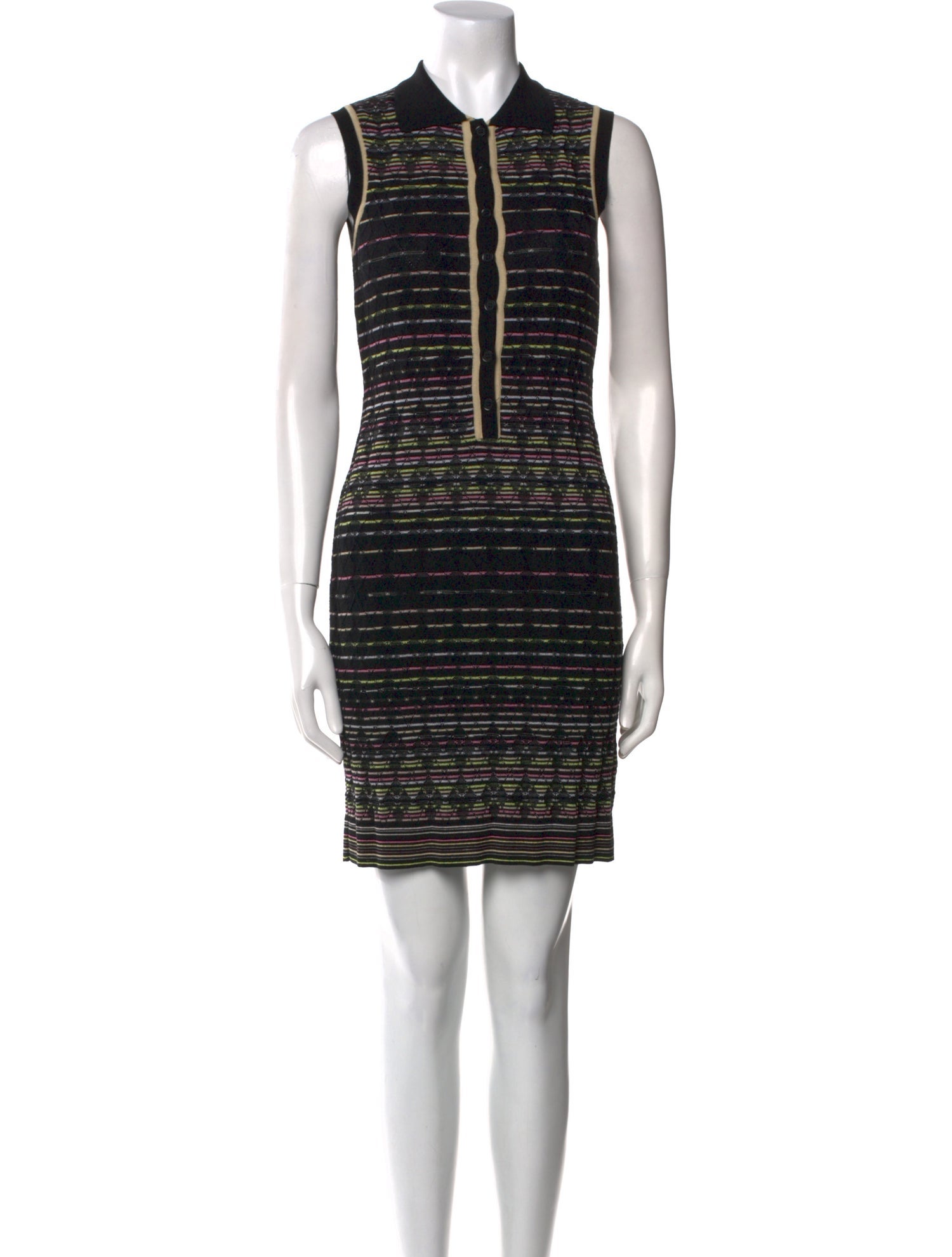 M Missoni Striped Mini Dress