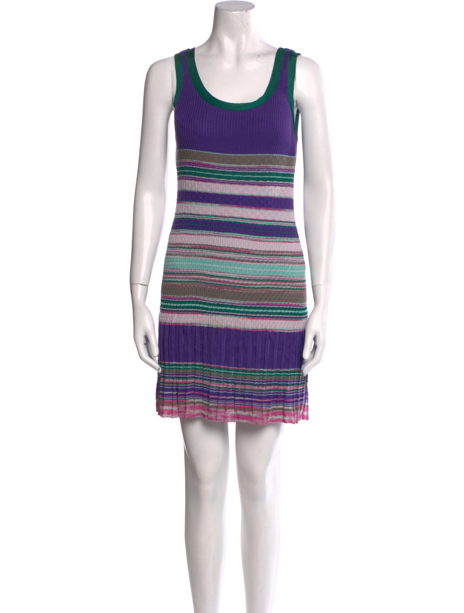 M Missoni Striped Mini Dress