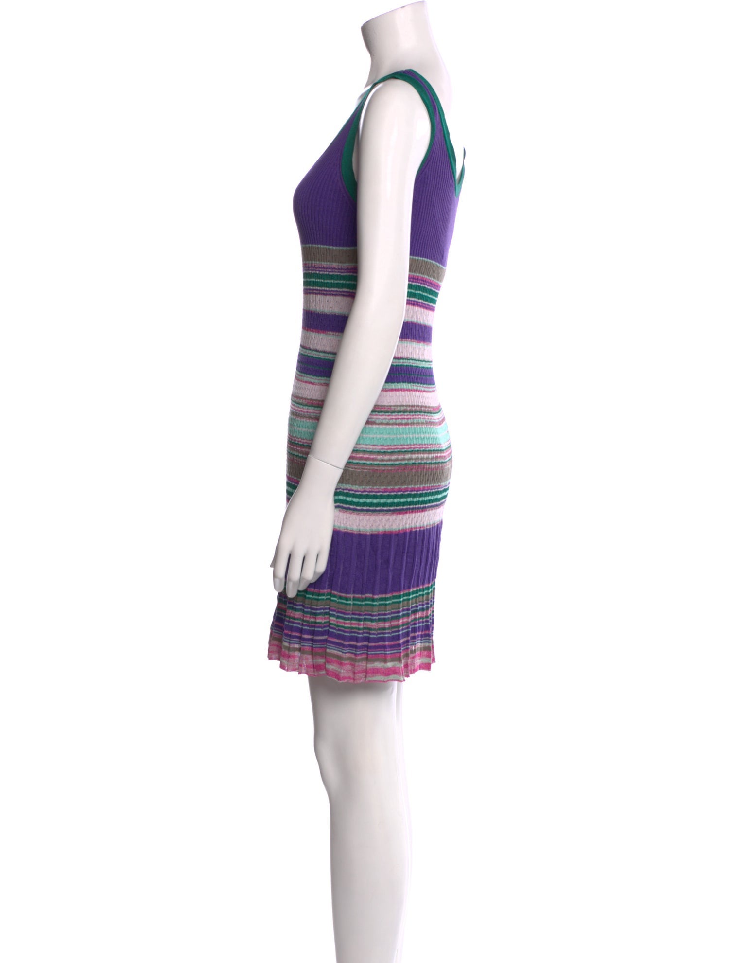 M Missoni Striped Mini Dress