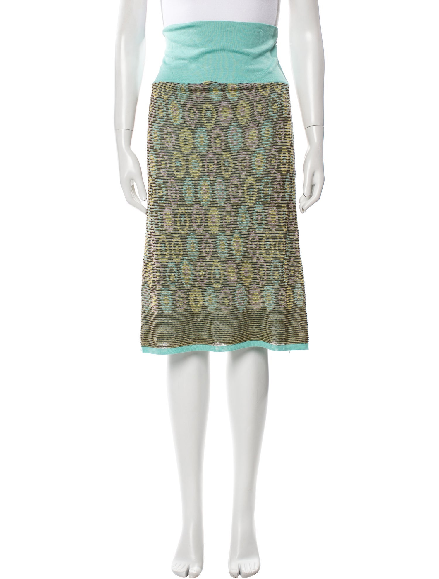 M Missoni Printed Knee-Length Skirt