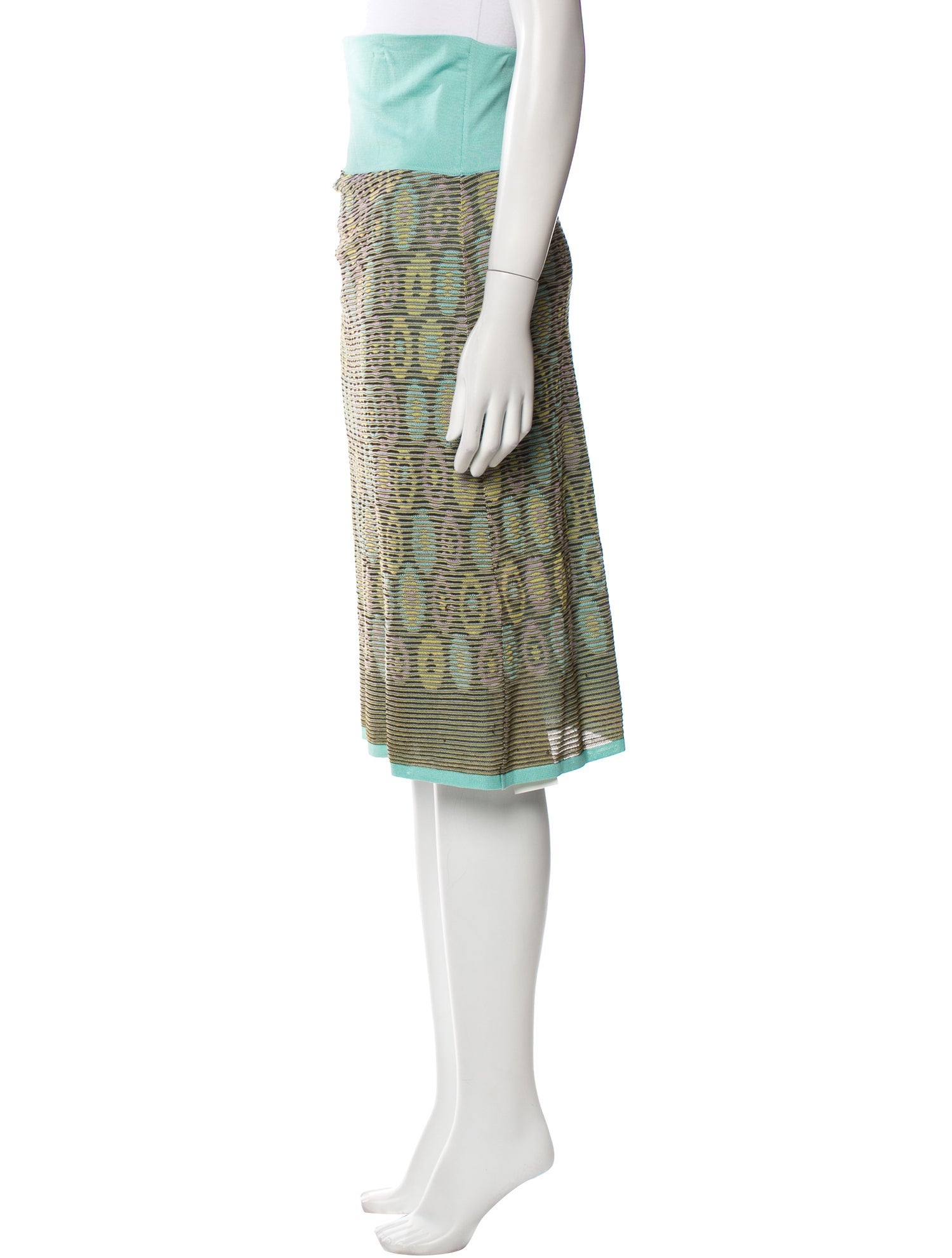 M Missoni Printed Knee-Length Skirt