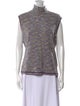 M Missoni Printed Turtleneck Top