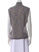 M Missoni Printed Turtleneck Top
