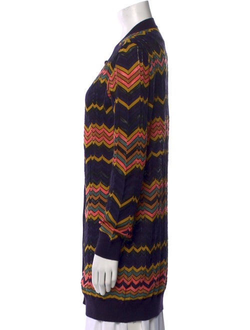 M Missoni Striped Crew Neck Sweater