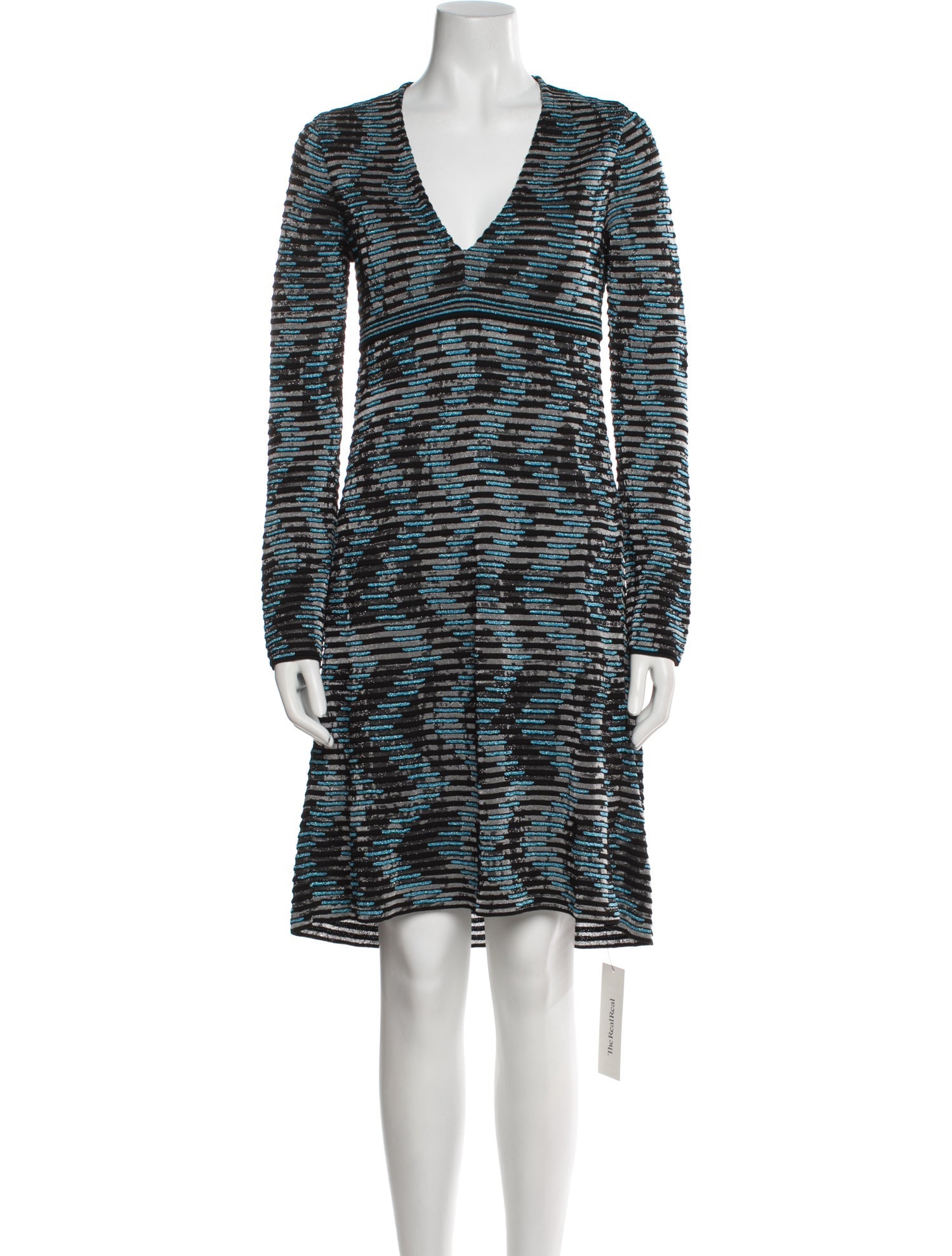 M Missoni Striped Mini Dress