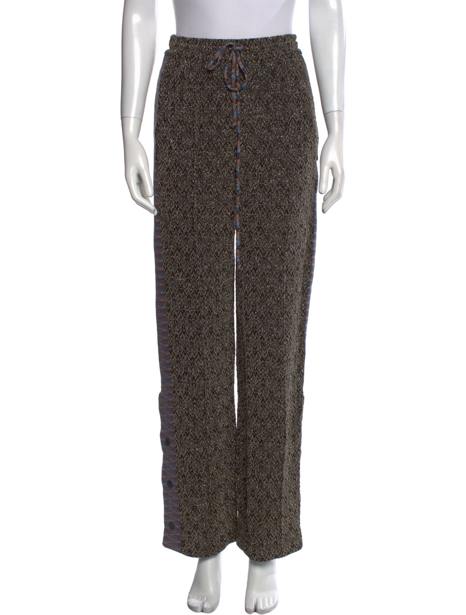 M Missoni Printed Wide Leg Pants
