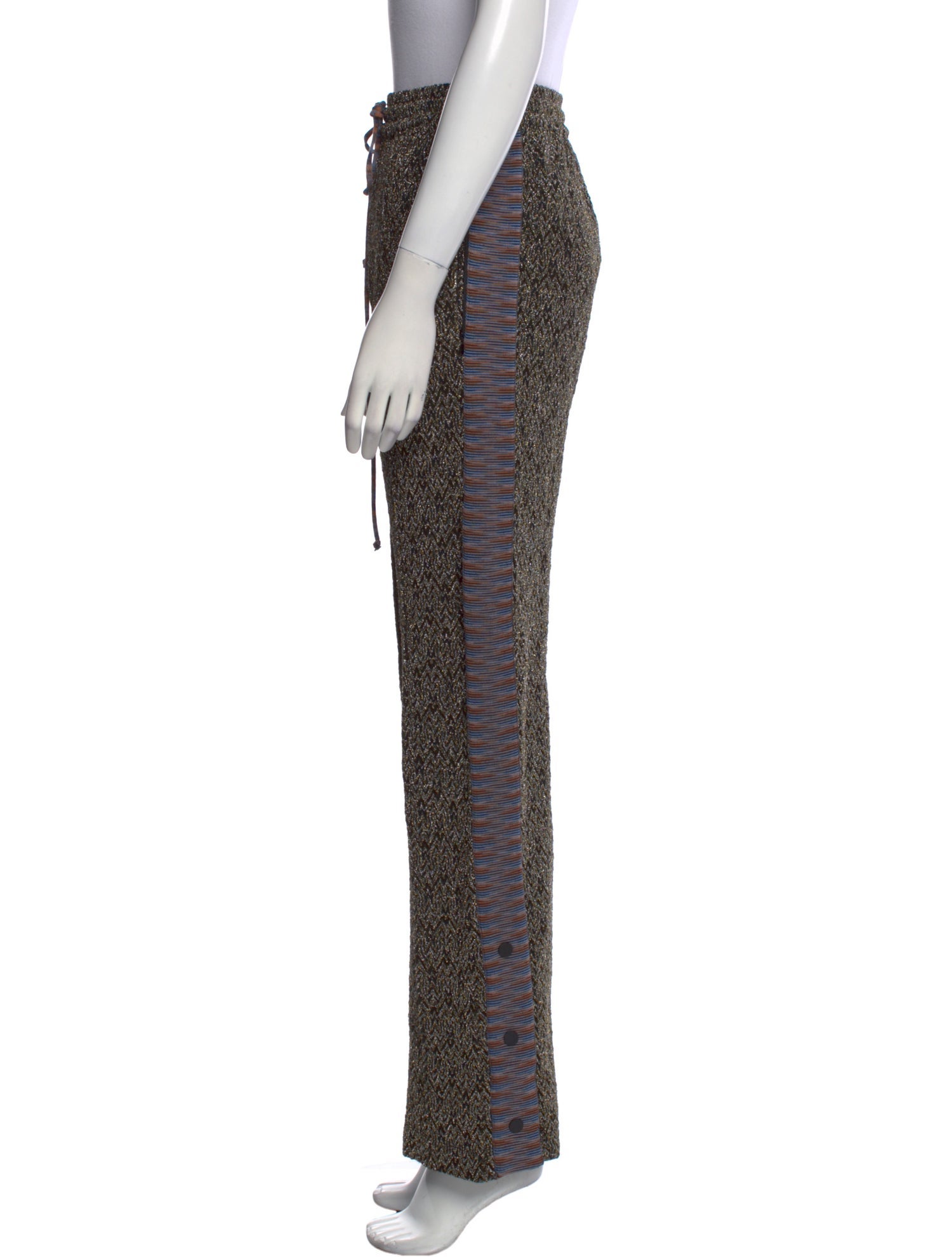 M Missoni Printed Wide Leg Pants