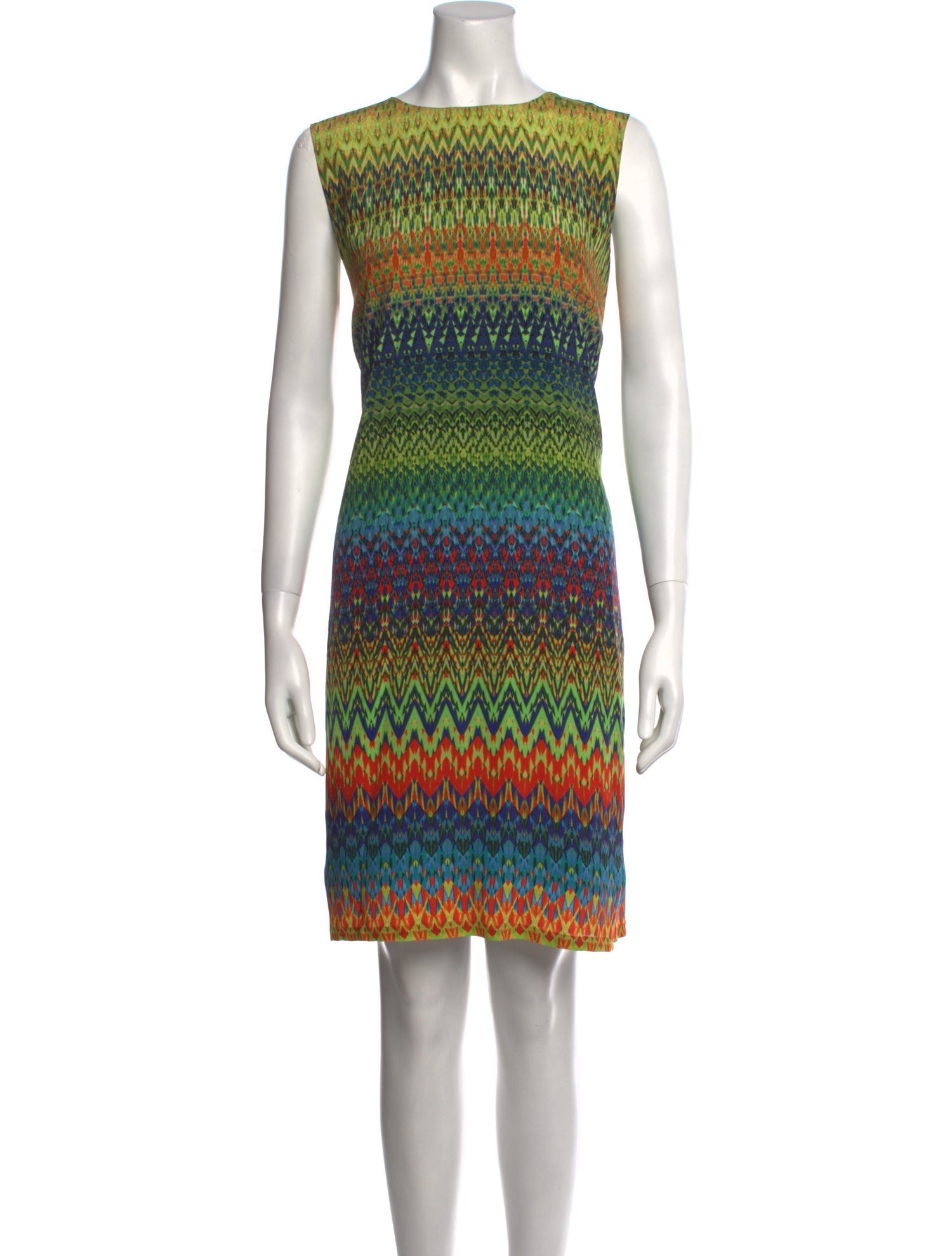 M Missoni Printed Knee-Length Dress