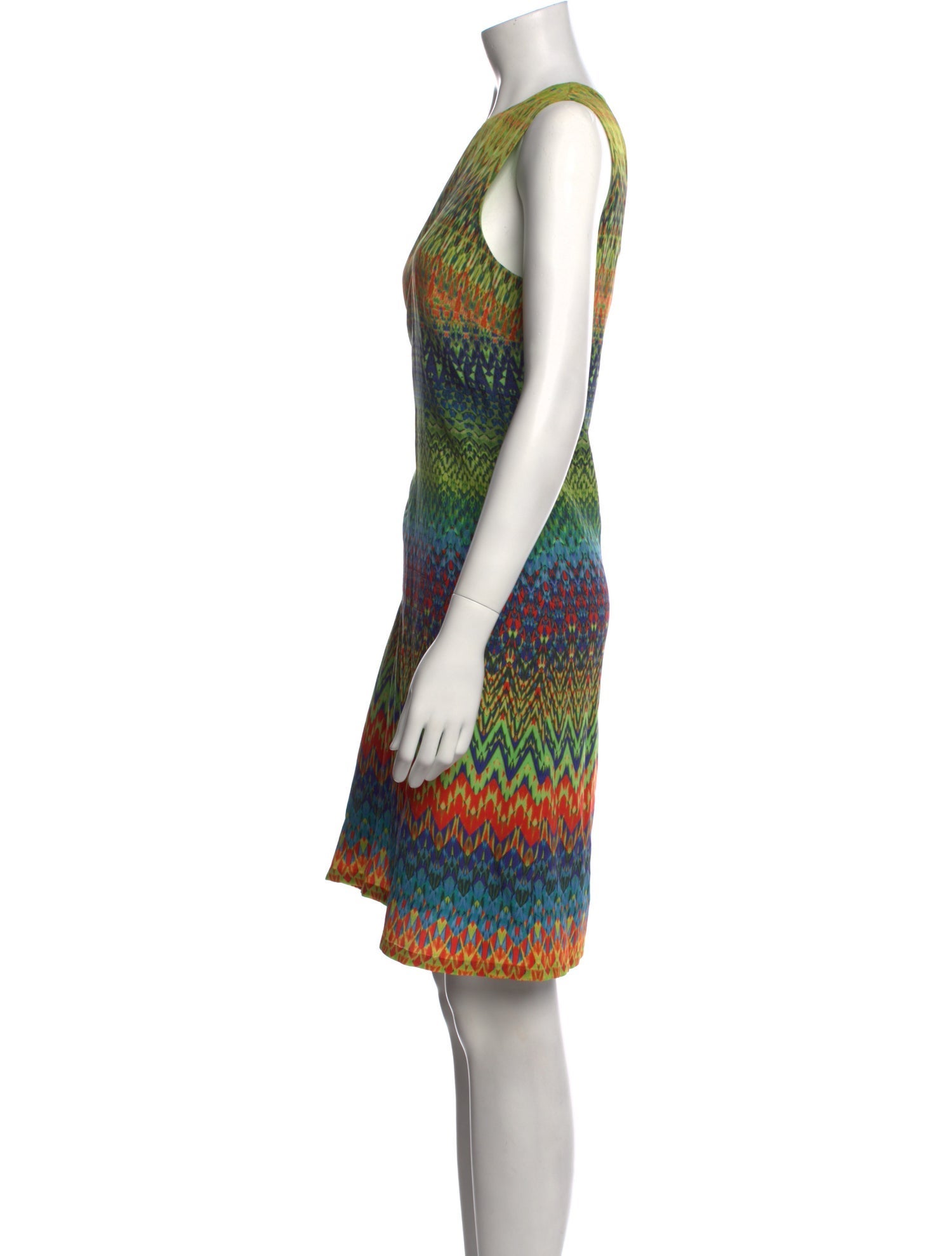 M Missoni Printed Knee-Length Dress