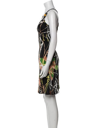 M Missoni Printed Knee-Length Dress