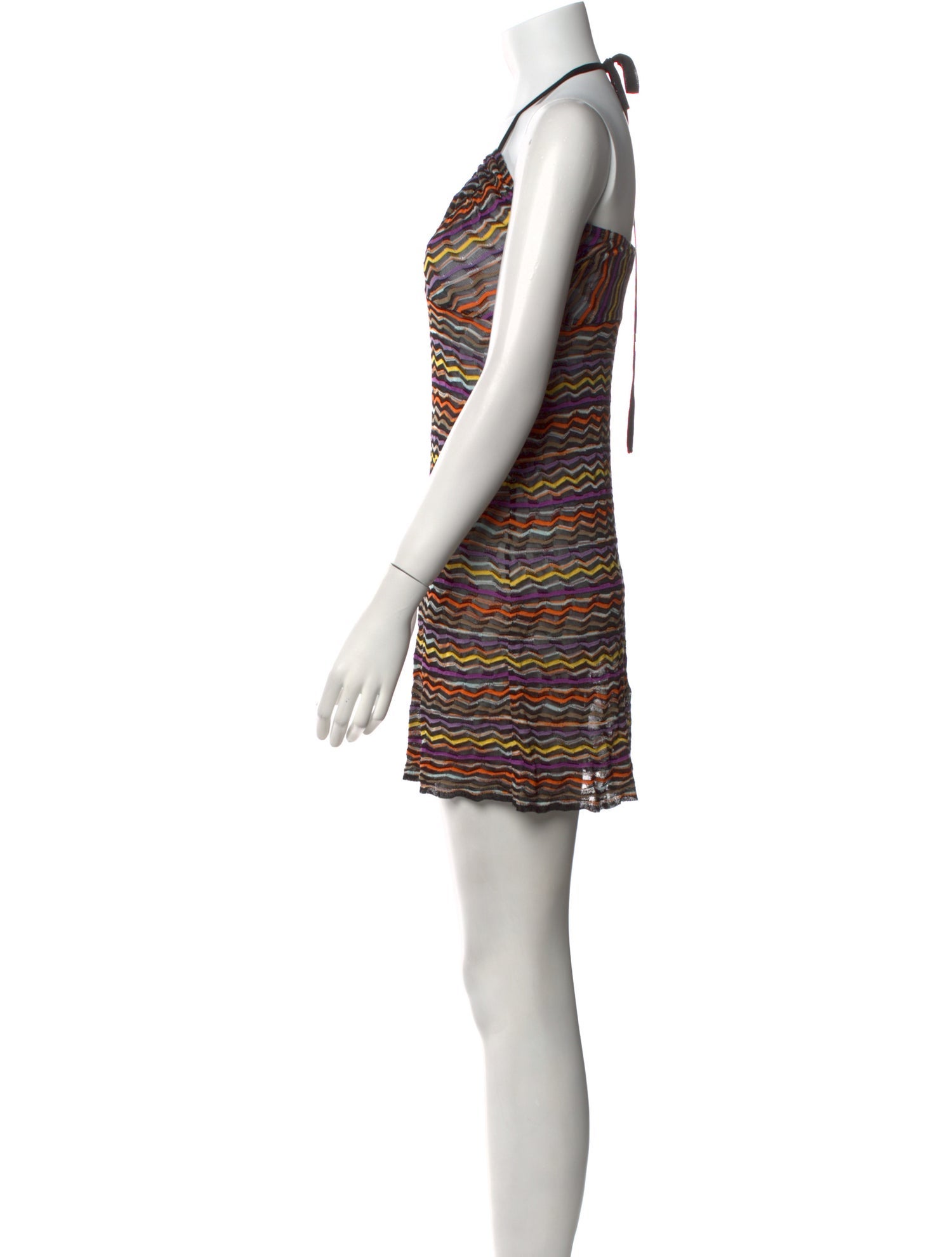 M Missoni Striped Mini Dress