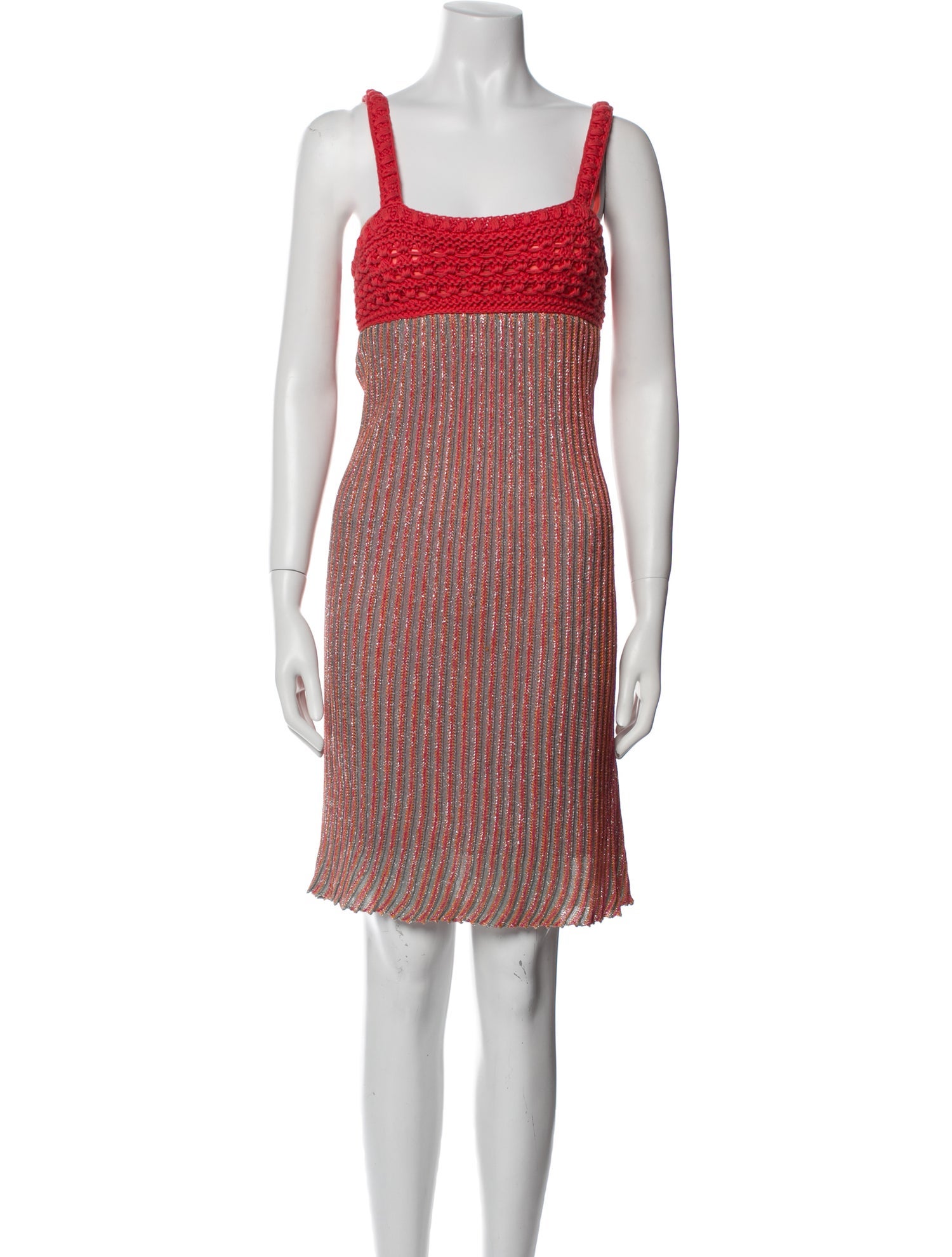 M Missoni Striped Mini Dress