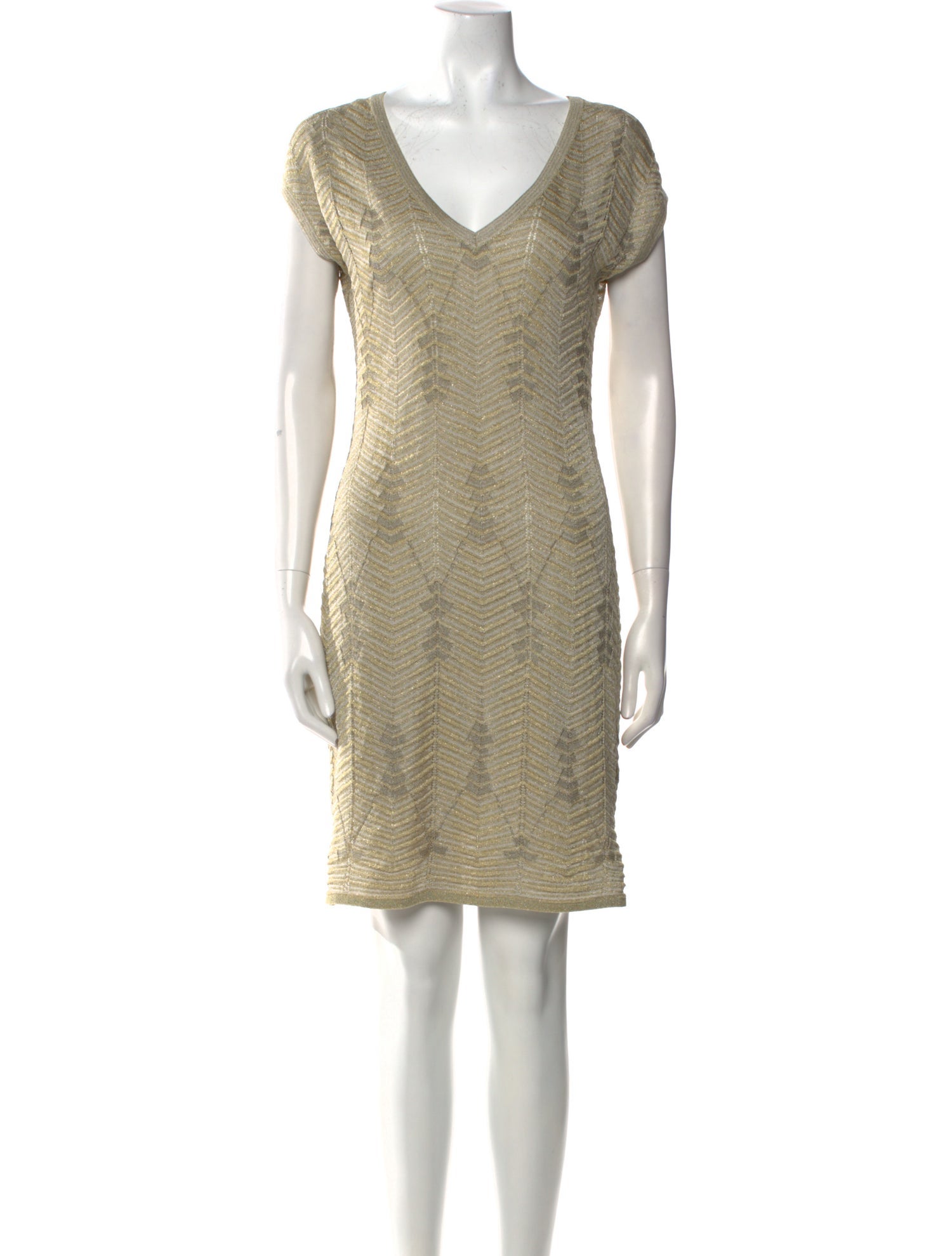 M Missoni Striped Mini Dress