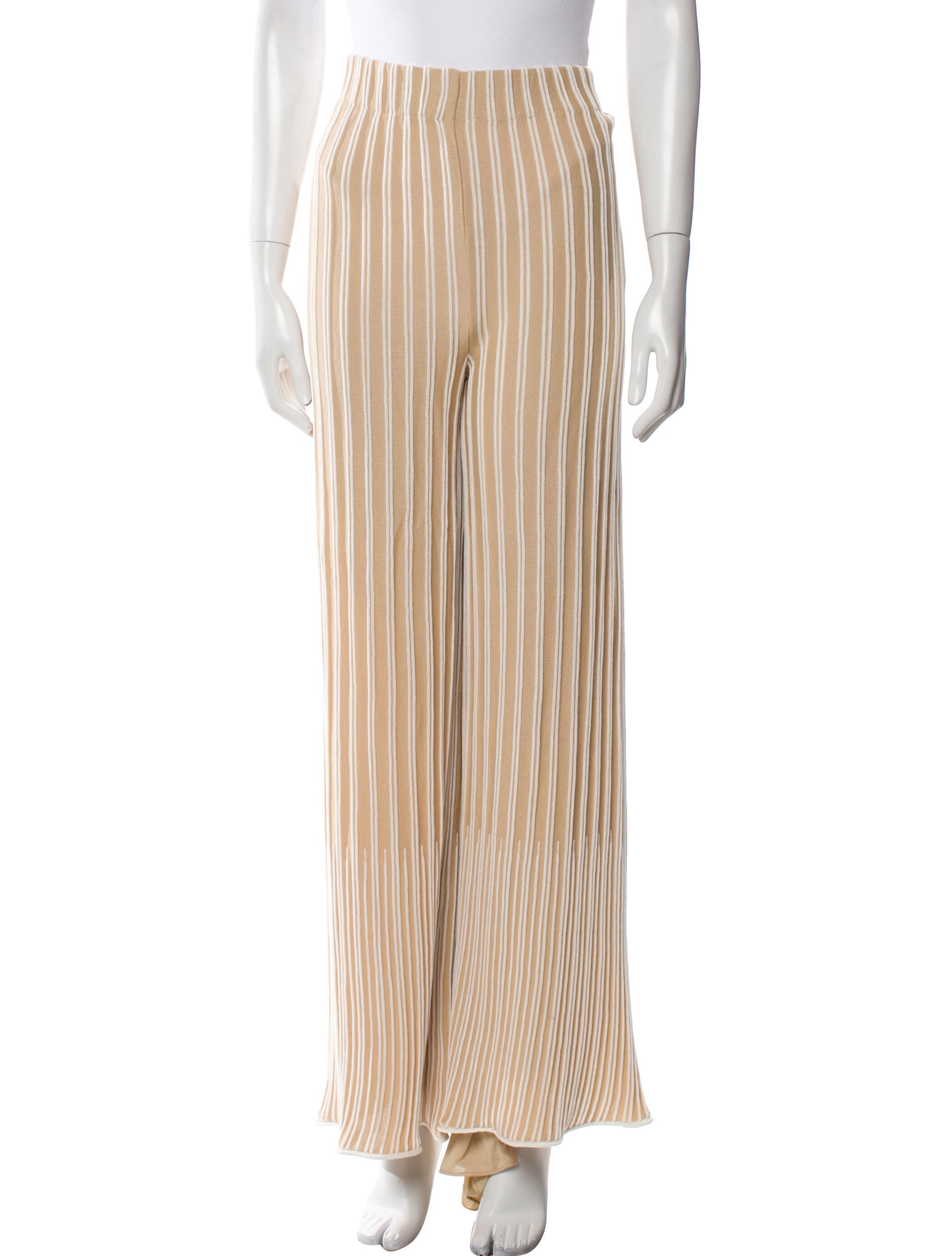 M Missoni Striped Wide Leg Pants w/ Tags